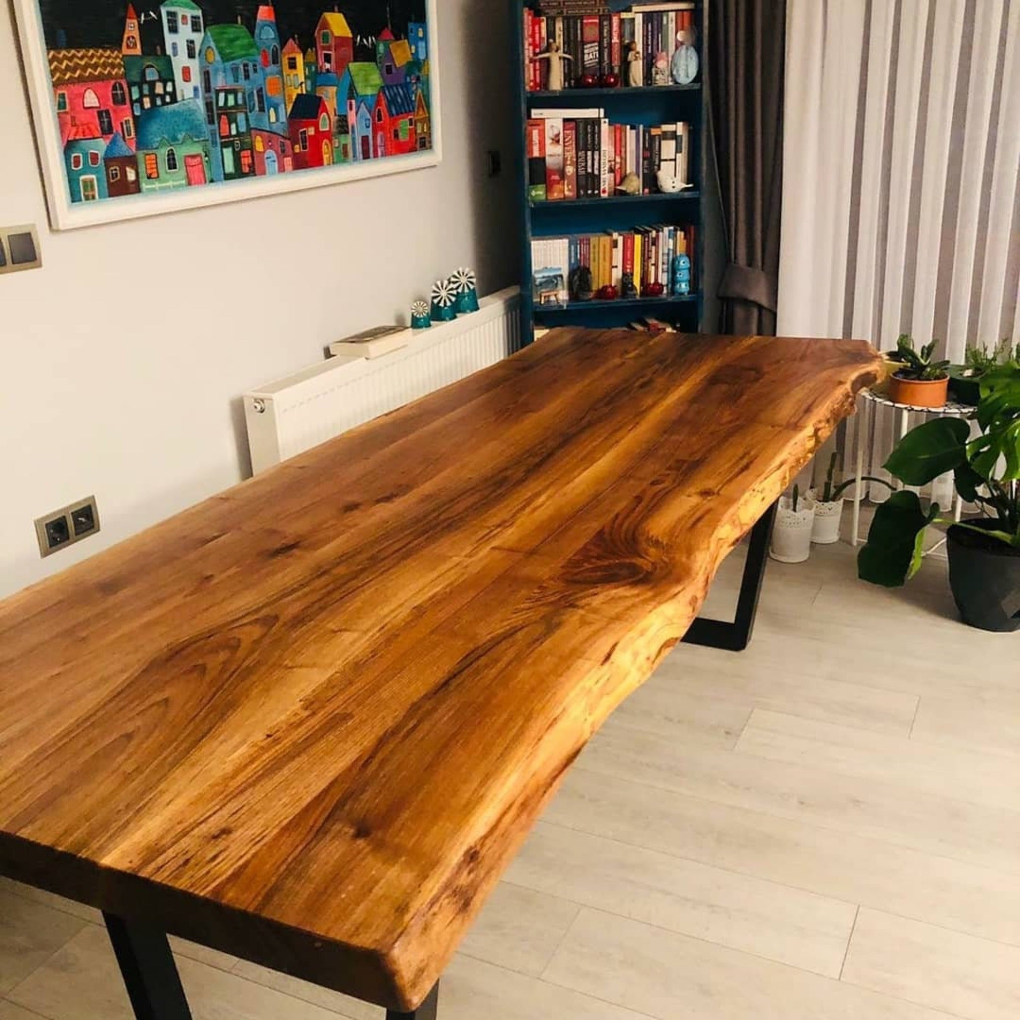 Custom Black Walnut Table - Iron's Custom Wood