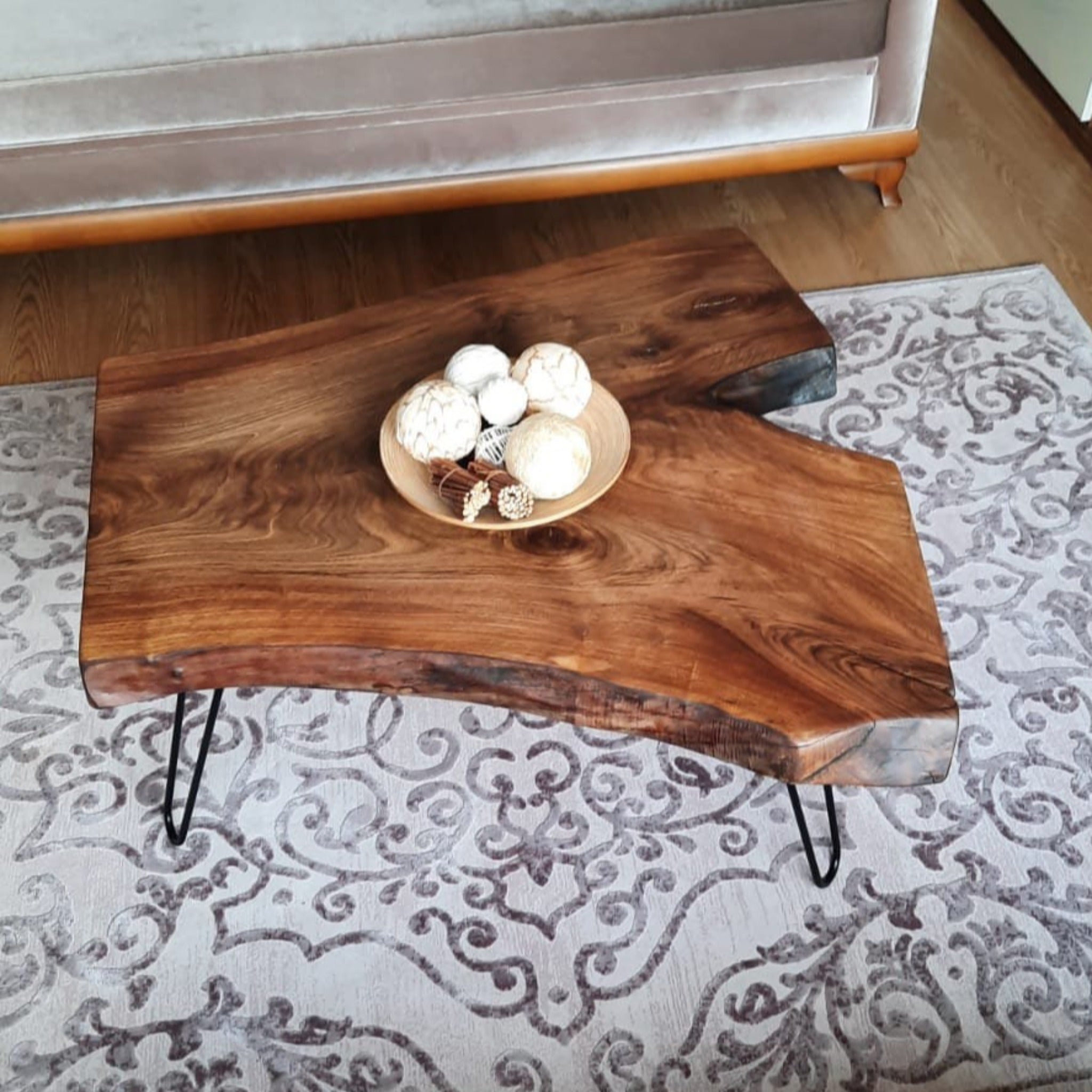 Custom Live edge Coffee Table - Coffee table - Iron's Custom Wood