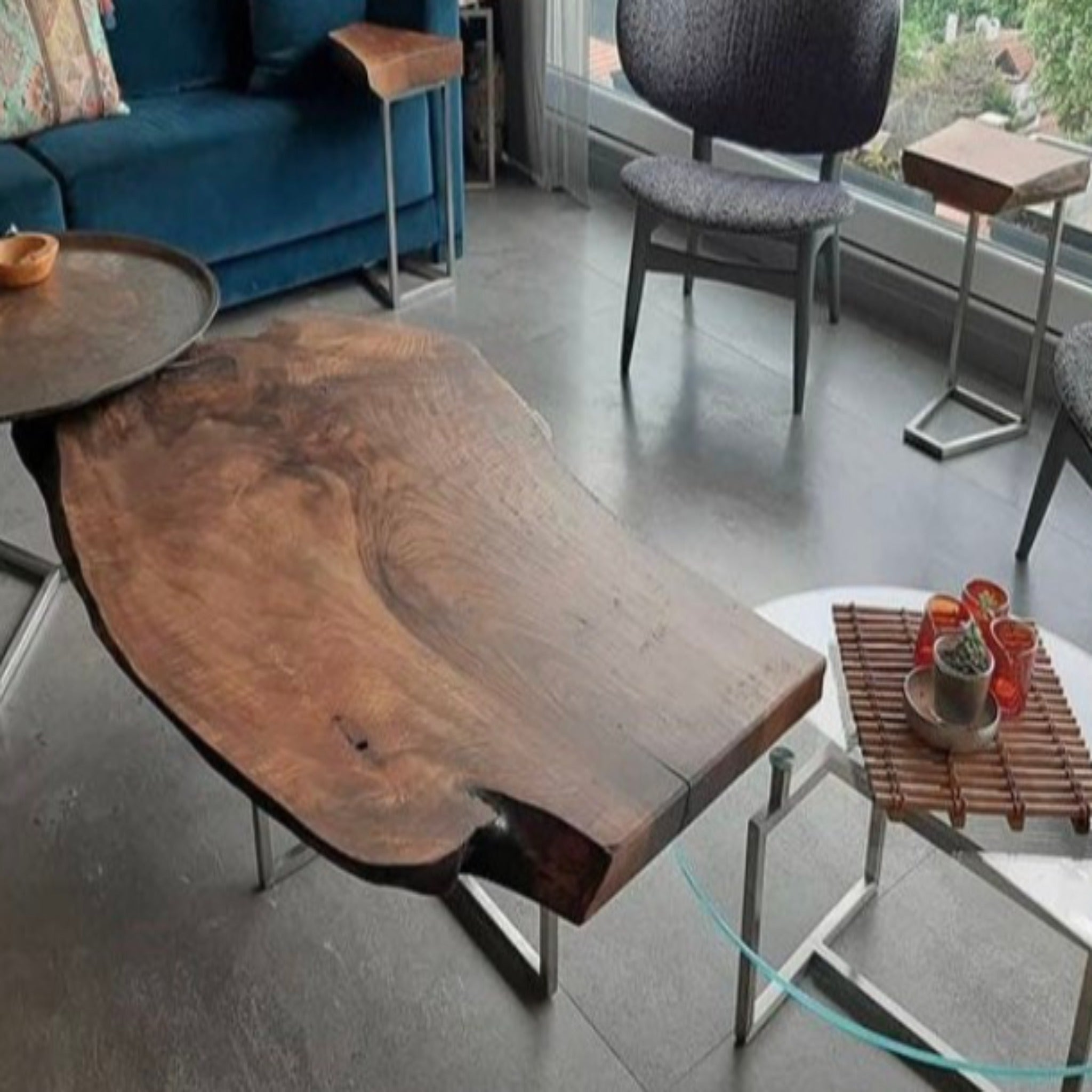 Custom Live edge Coffee Table - Coffee table - Iron's Custom Wood