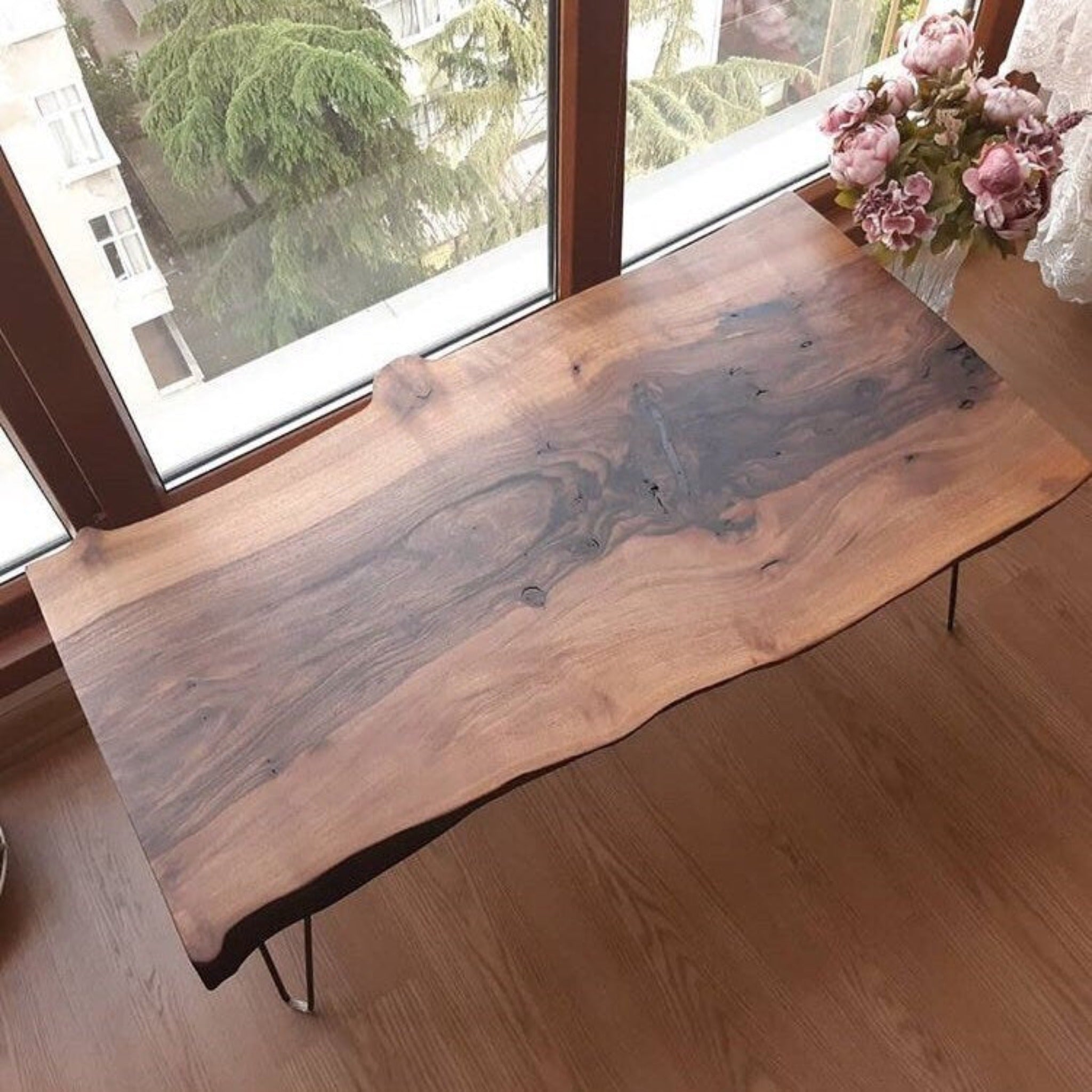 Custom Live edge Coffee Table - Coffee table - Iron's Custom Wood