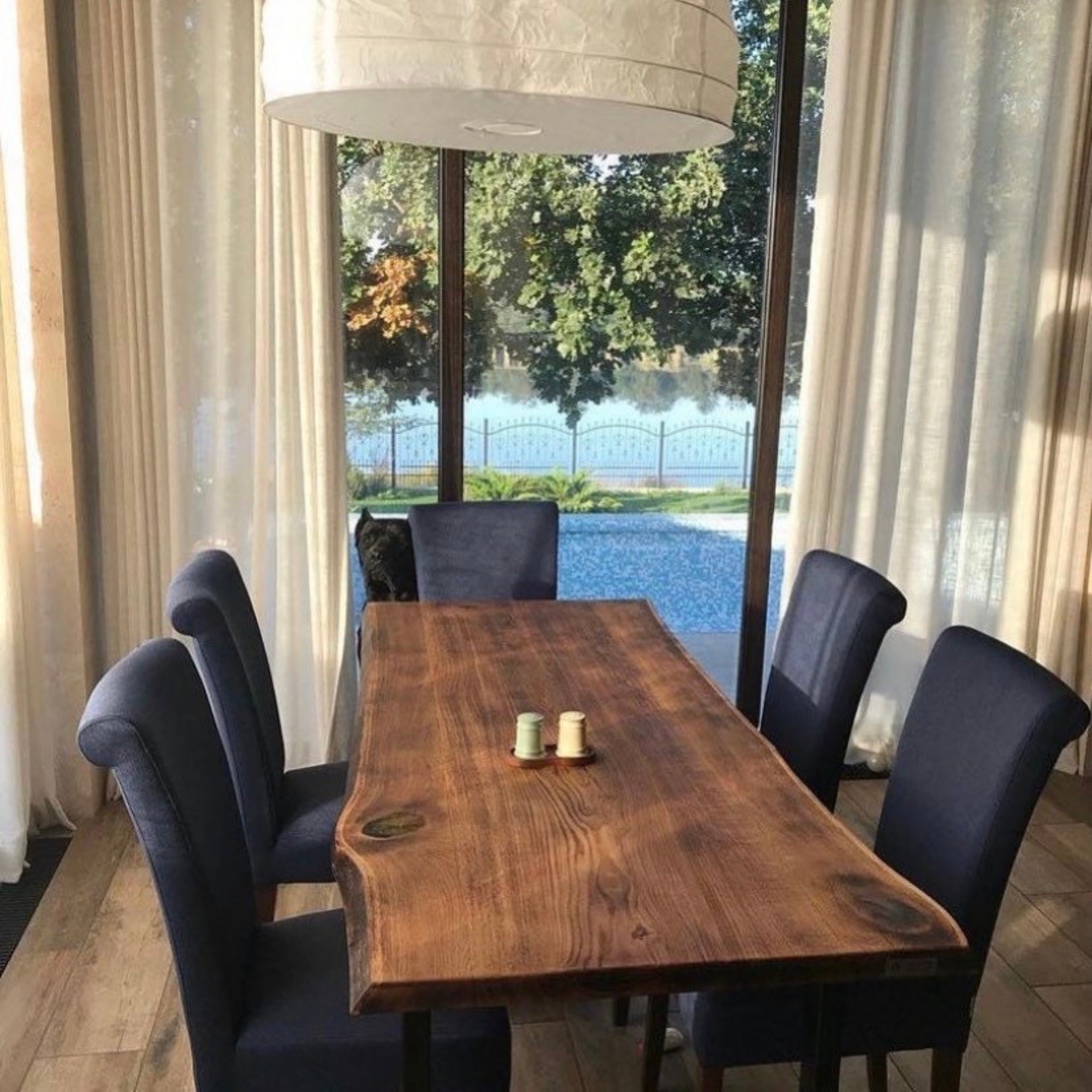 Farmhouse table | Rustic table - Iron's Custom Wood