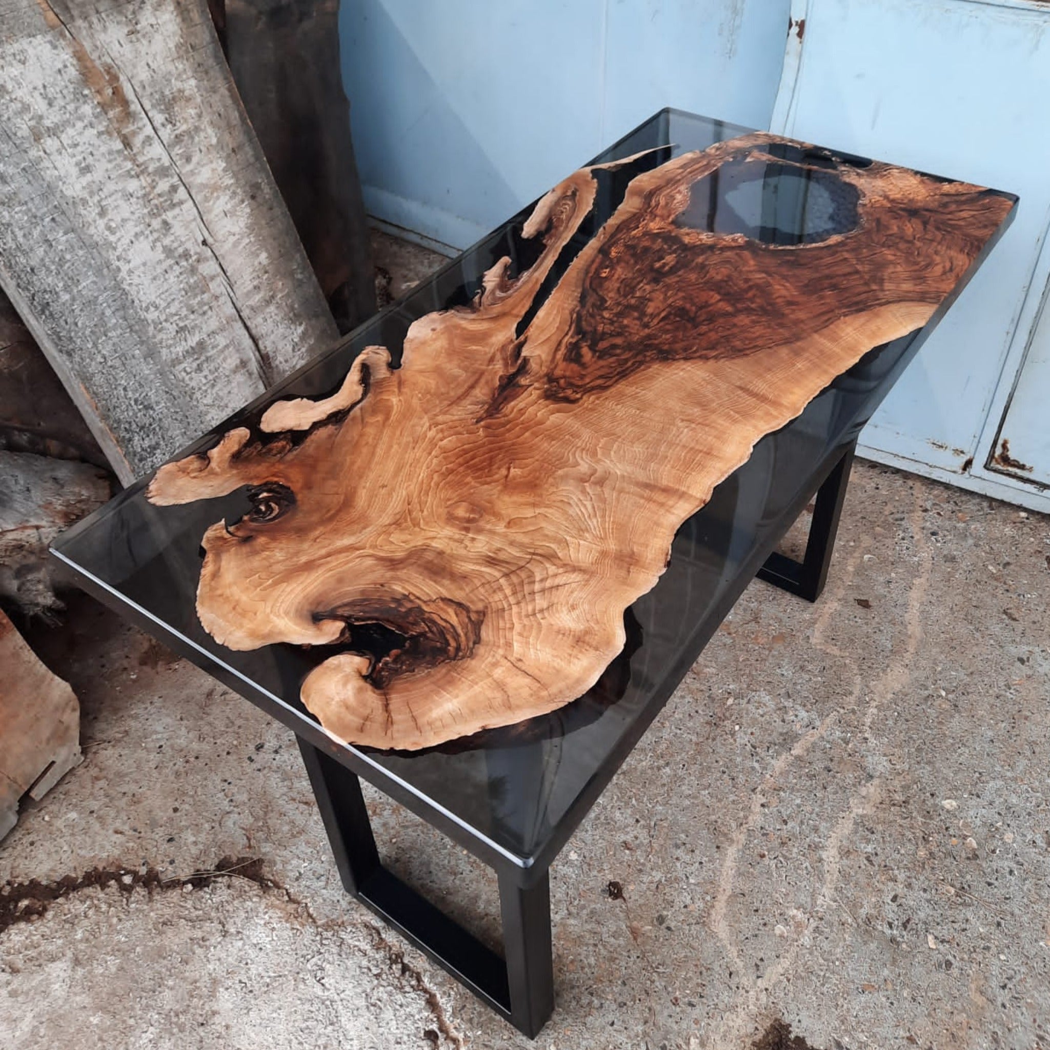 Wood Epoxy Resin Table