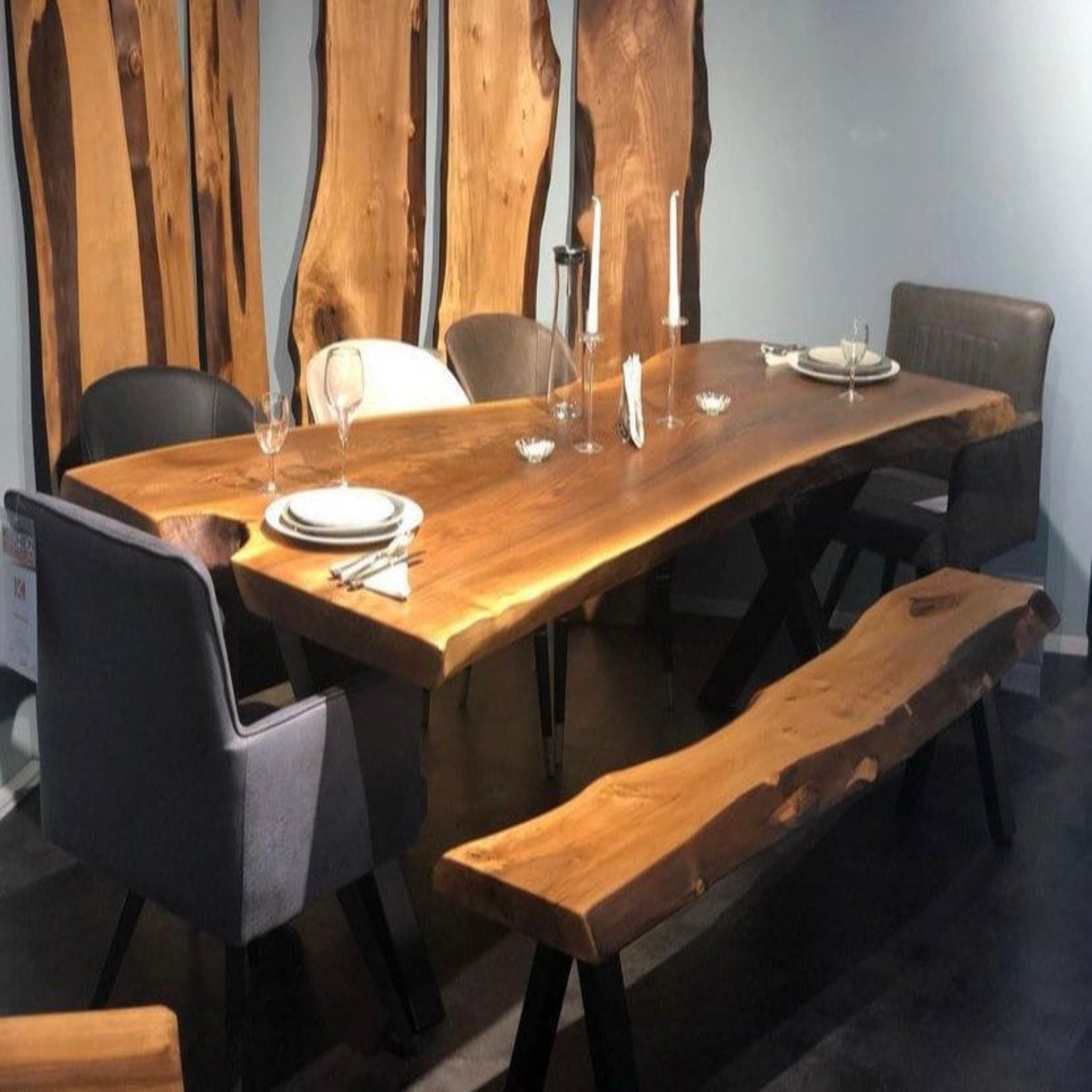 Kitchen Dining Table - Iron's Custom Wood
