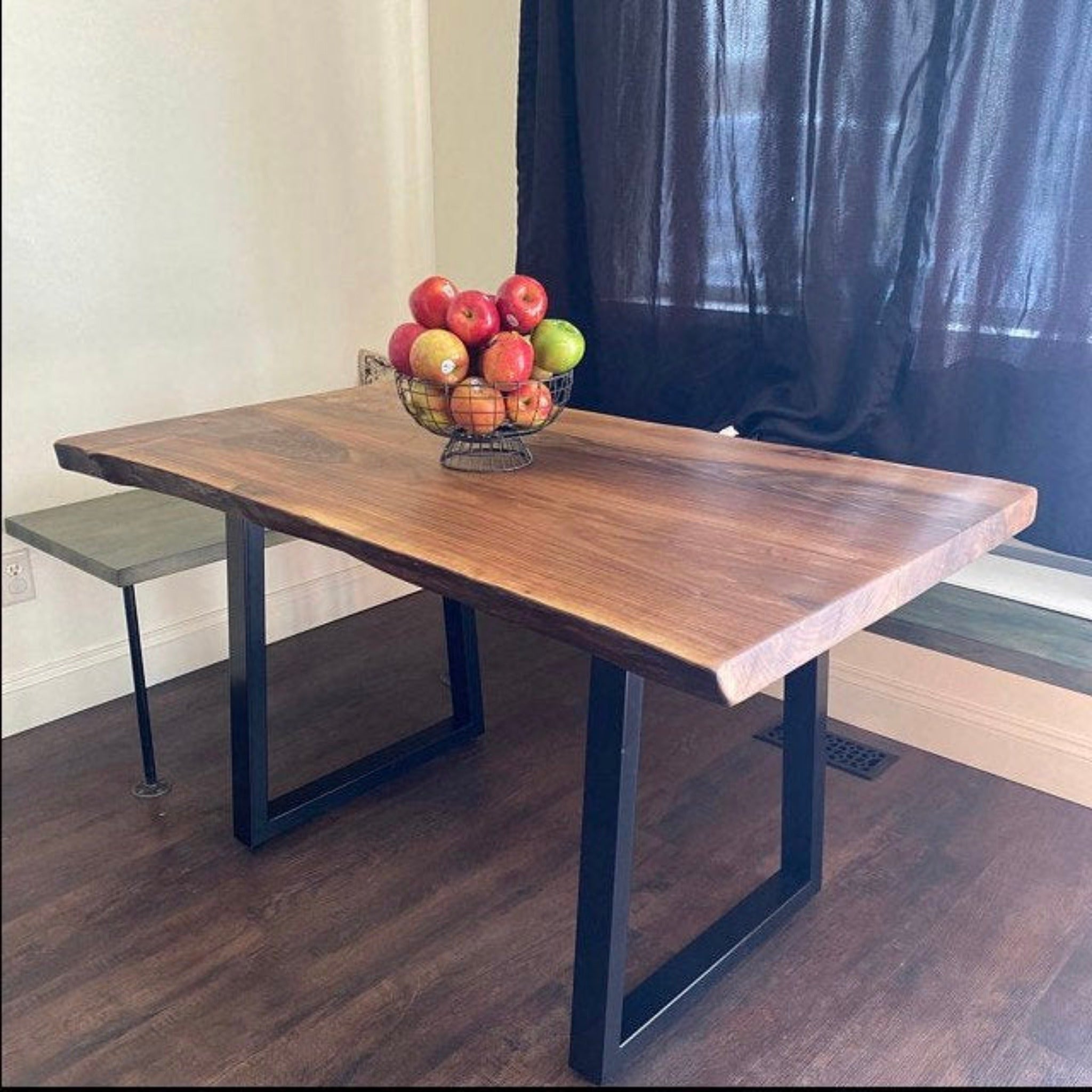 Kitchen Dining Table - Iron's Custom Wood
