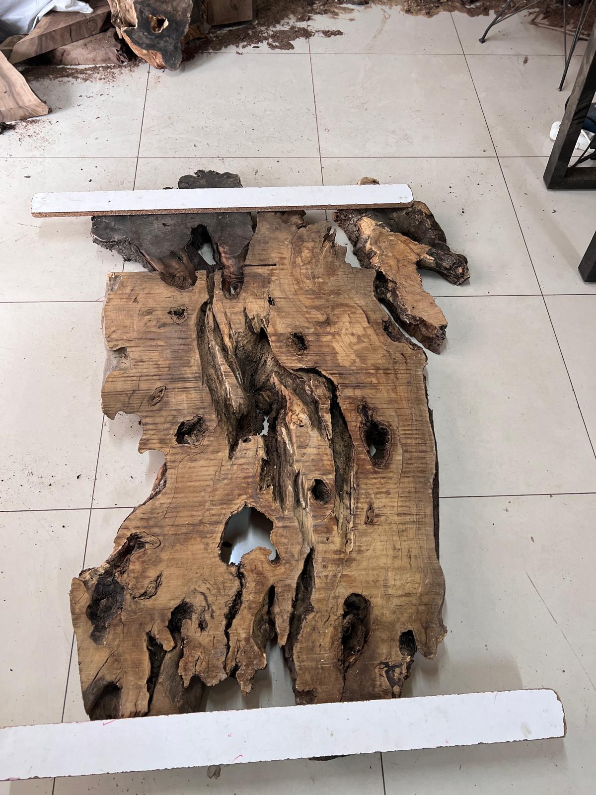 50x36” Live edge epoxy dining table