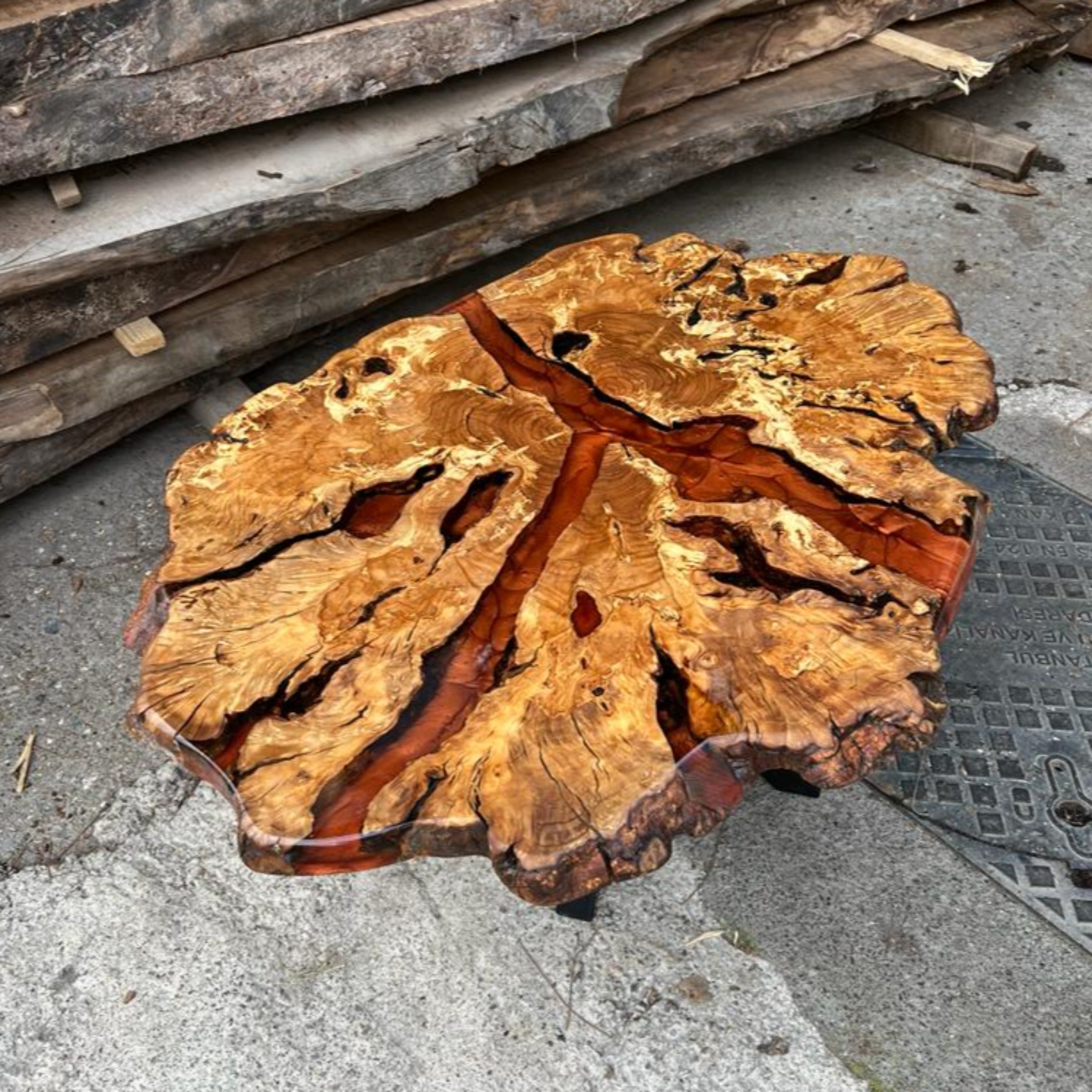 Live Edge Epoxy Coffee Table