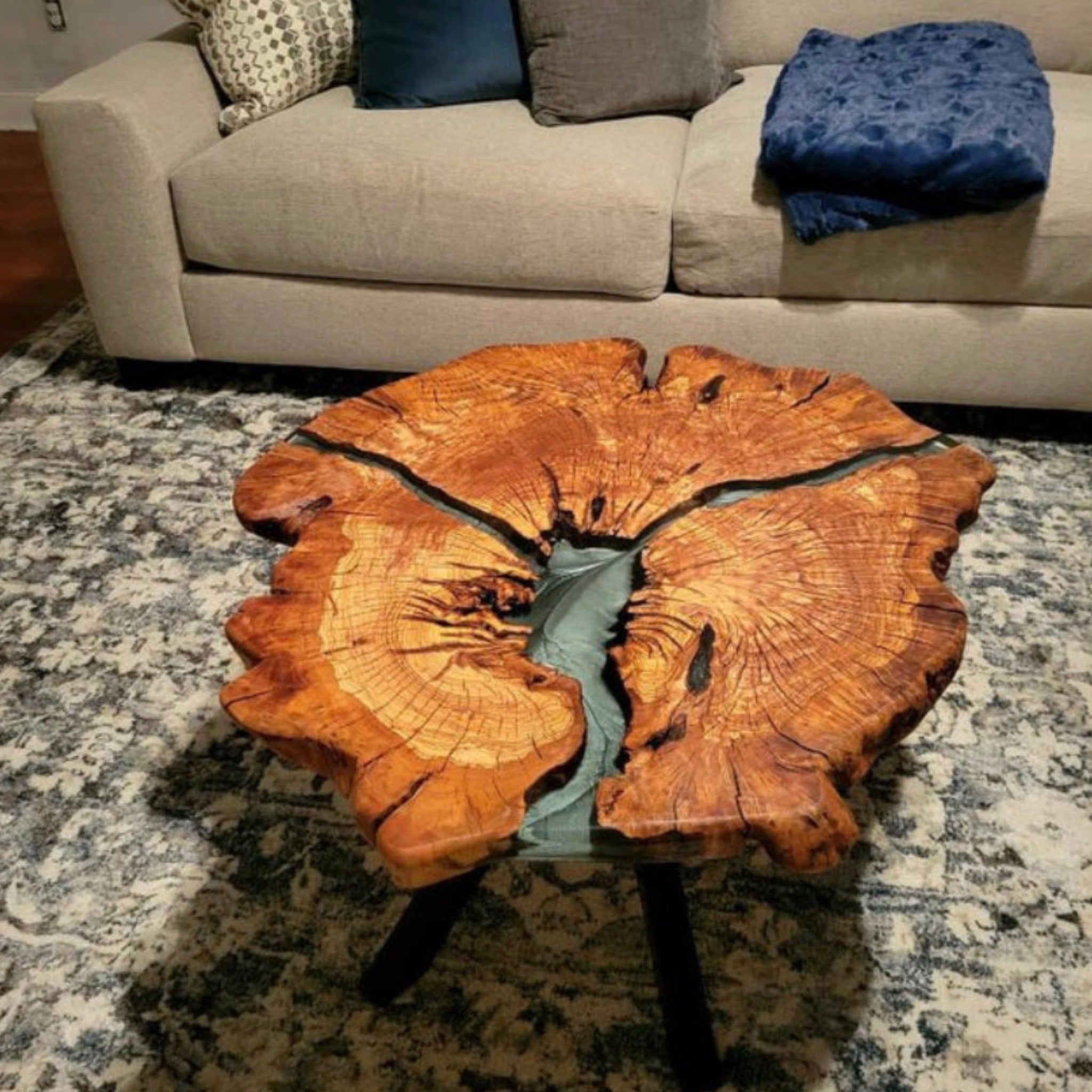 Live Edge Epoxy Coffee Table