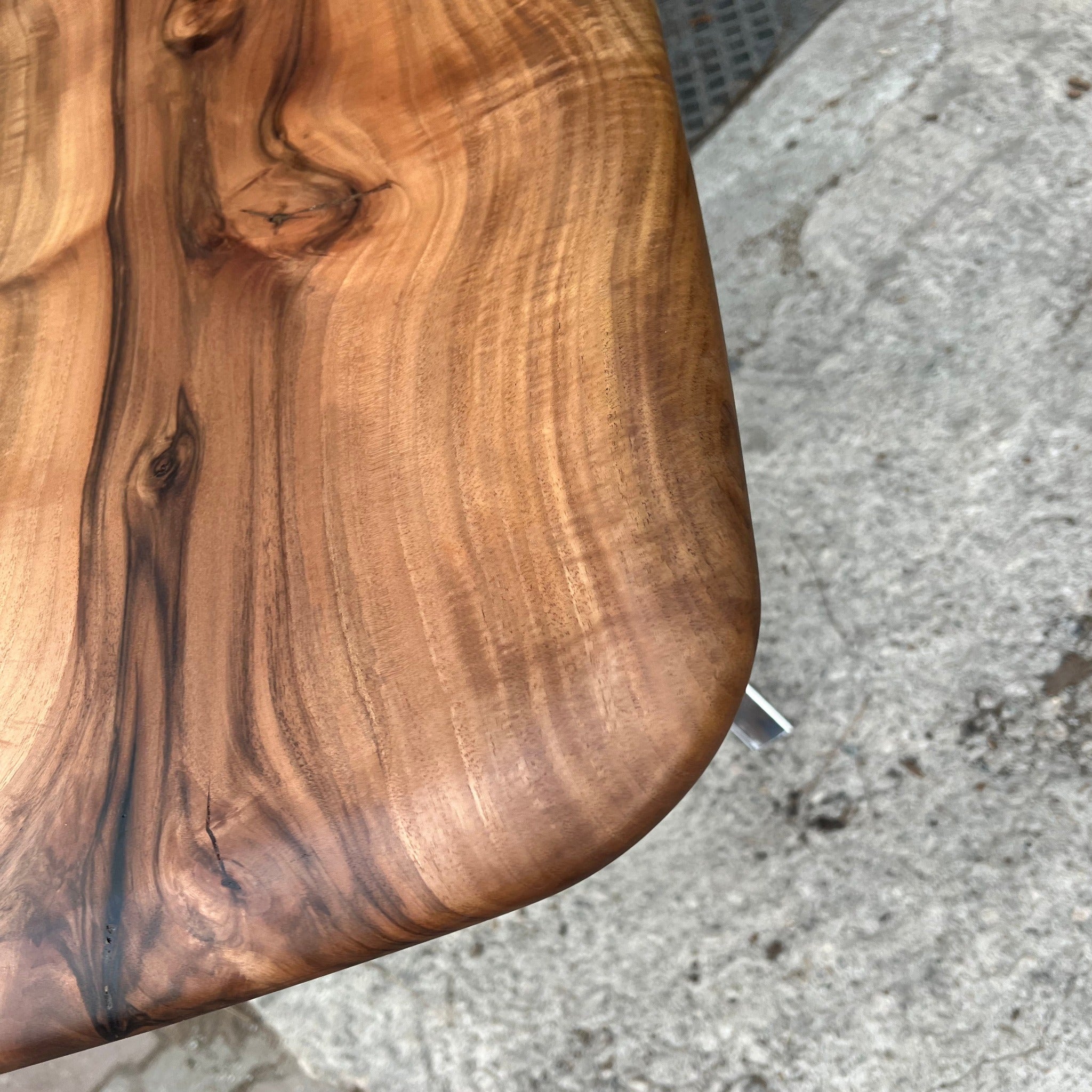 Clear Epoxy Walnut Dining Table