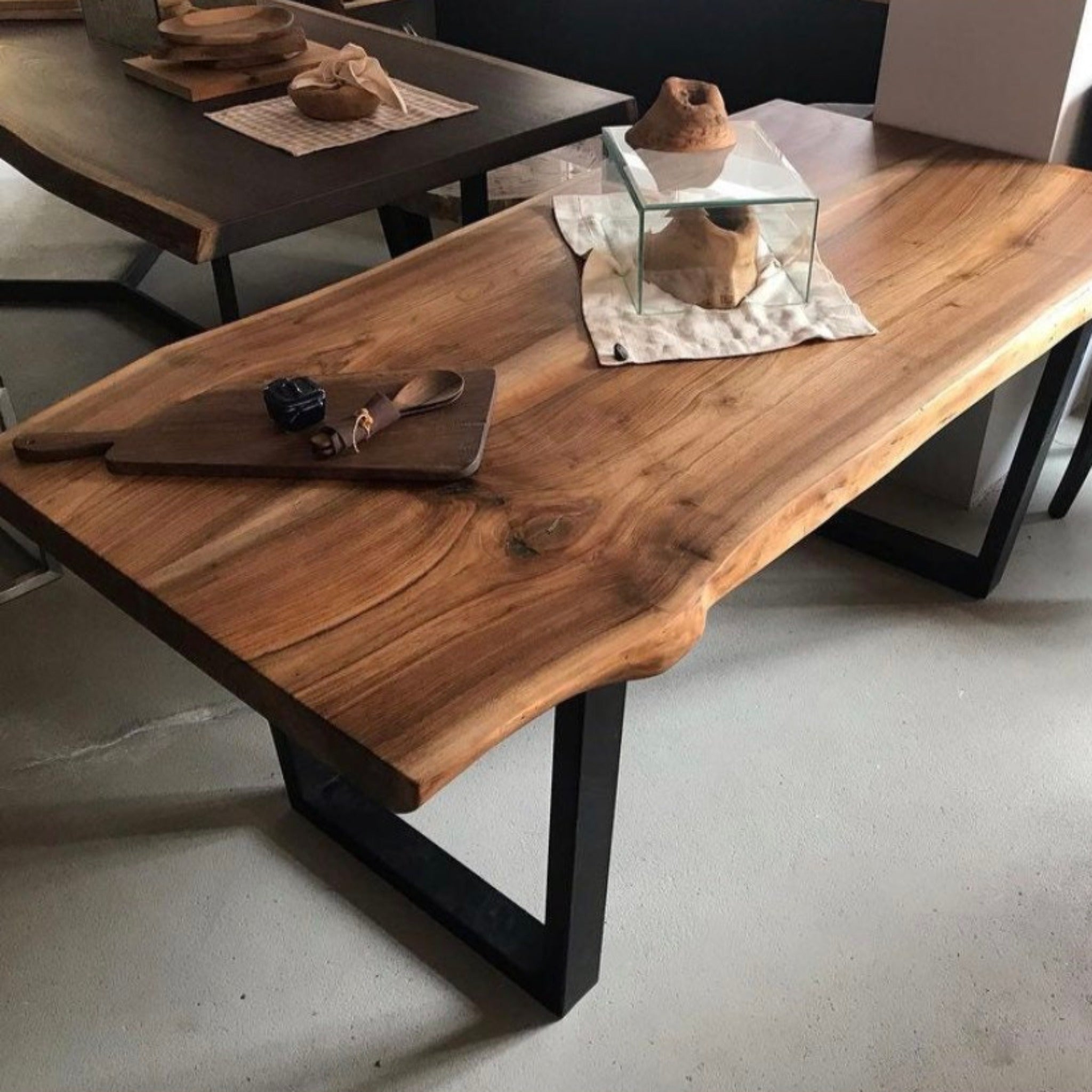 Custom Black Walnut Table - Iron's Custom Wood