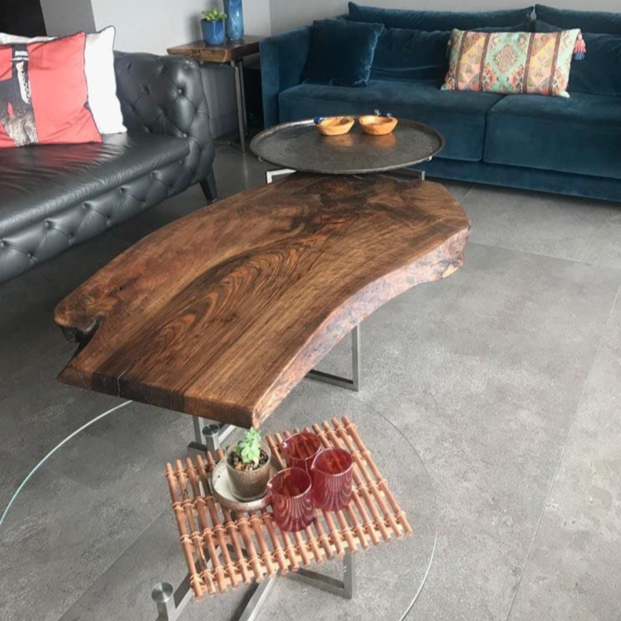 Custom Live edge Coffee Table - Coffee table - Iron's Custom Wood