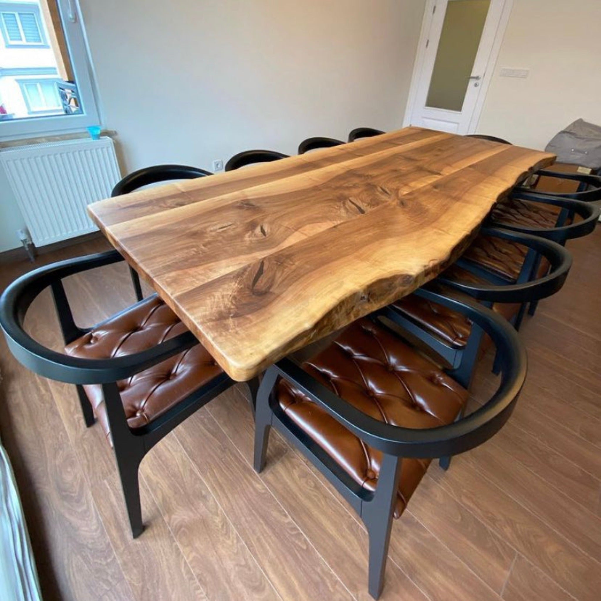 Custom Wood Dining Table - Iron's Custom Wood