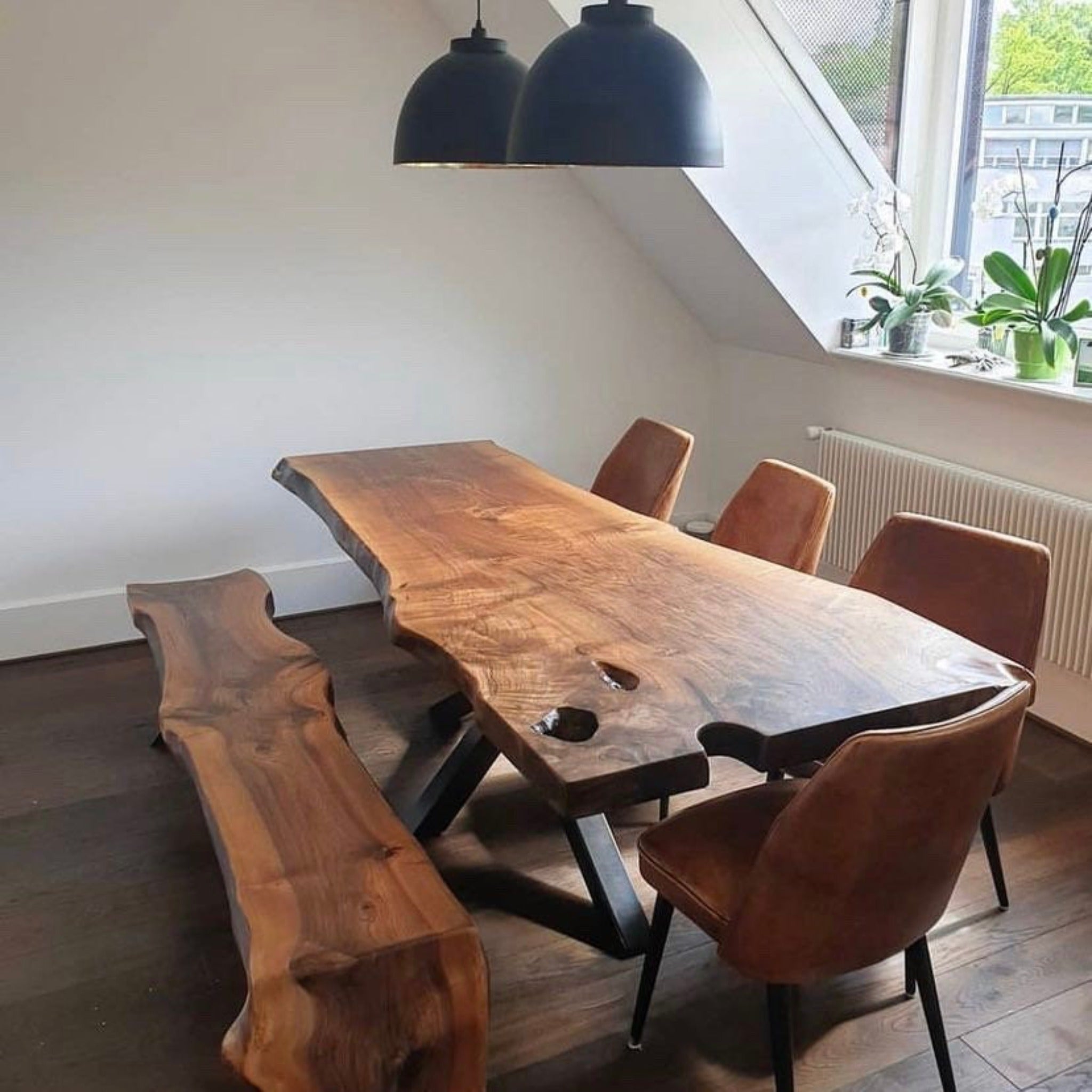 Dining Room Wood Table - Iron's Custom Wood