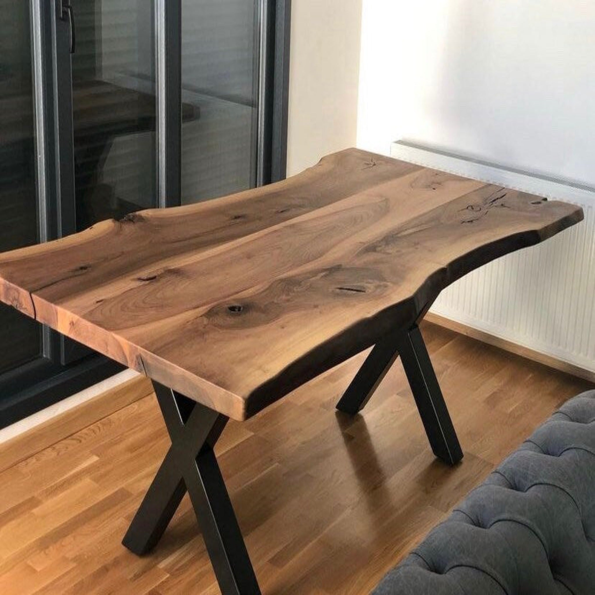 Dining Room Wood Table - Iron's Custom Wood