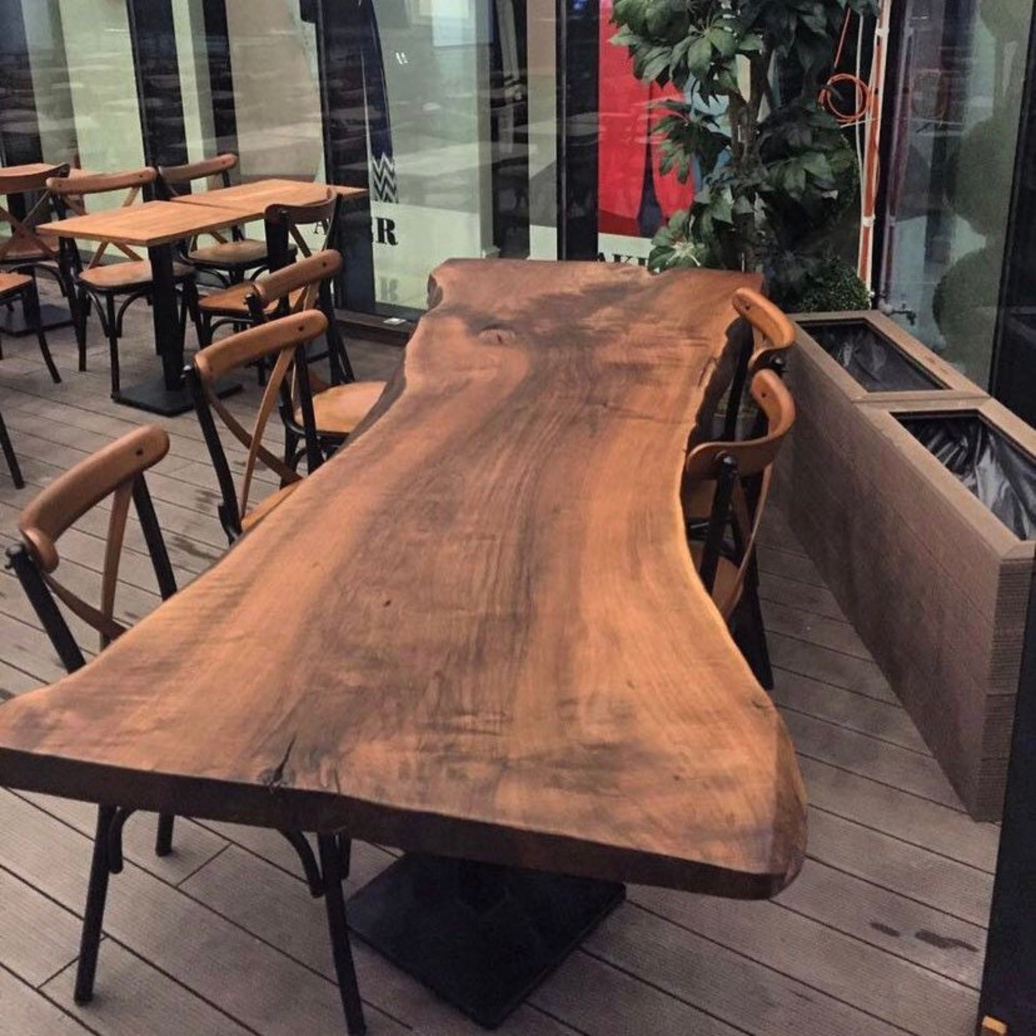 Dining Room Wood Table - Iron's Custom Wood