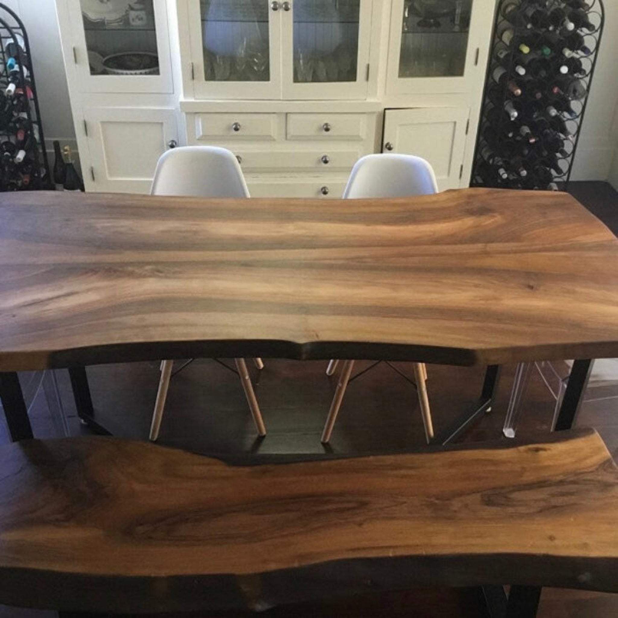 Dining Room Wood Table - Iron's Custom Wood