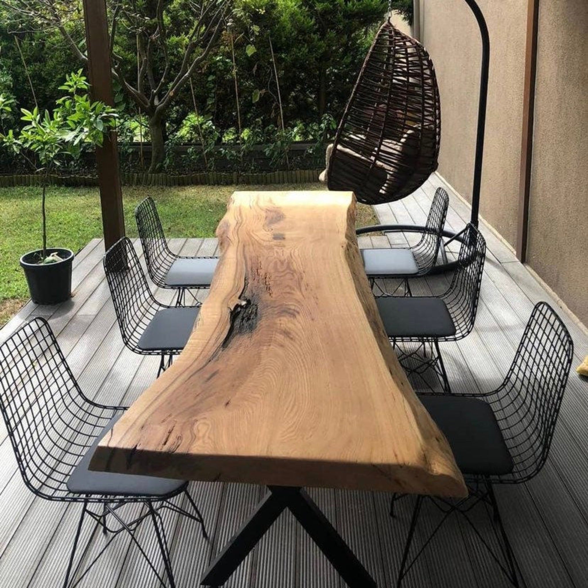 Farmhouse table | Rustic table - Iron's Custom Wood