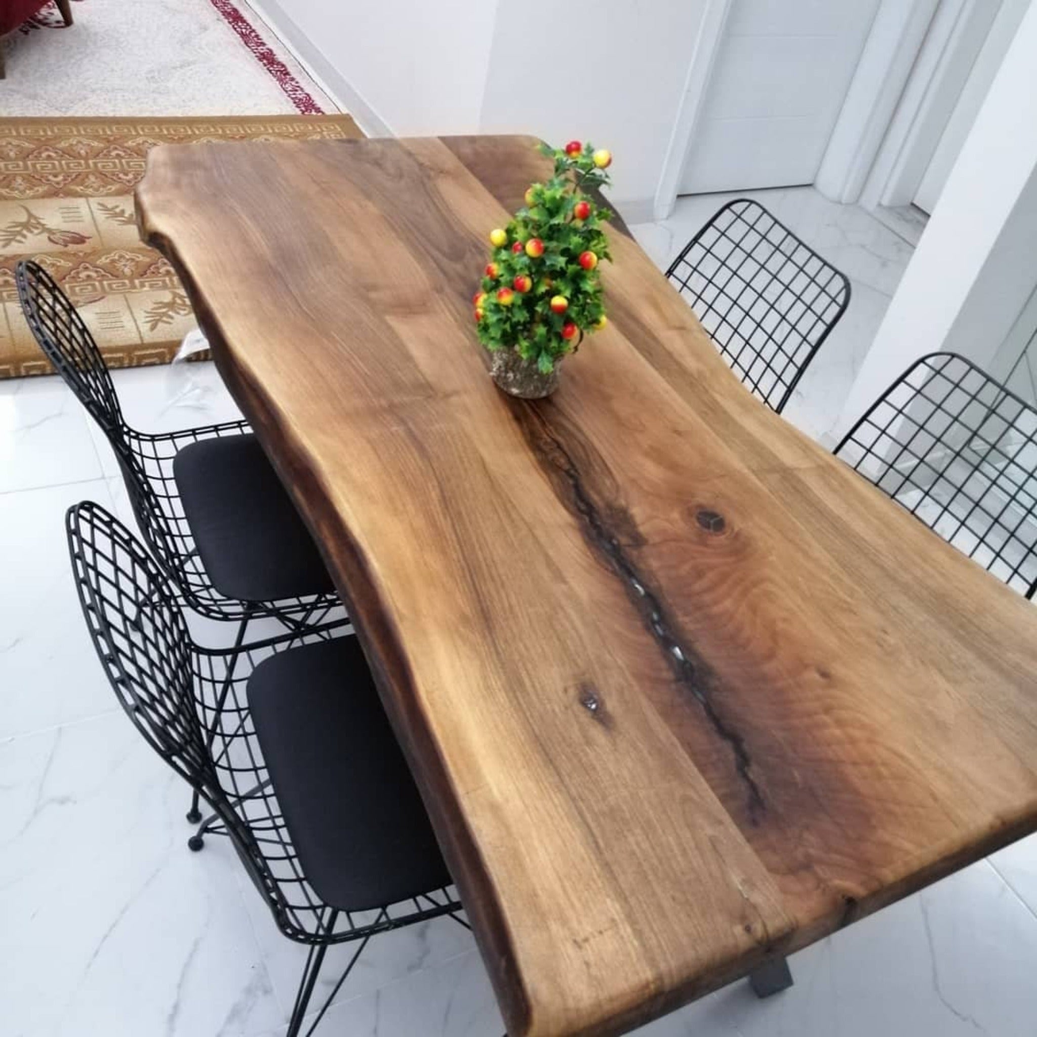 Live edge Black Walnut Table