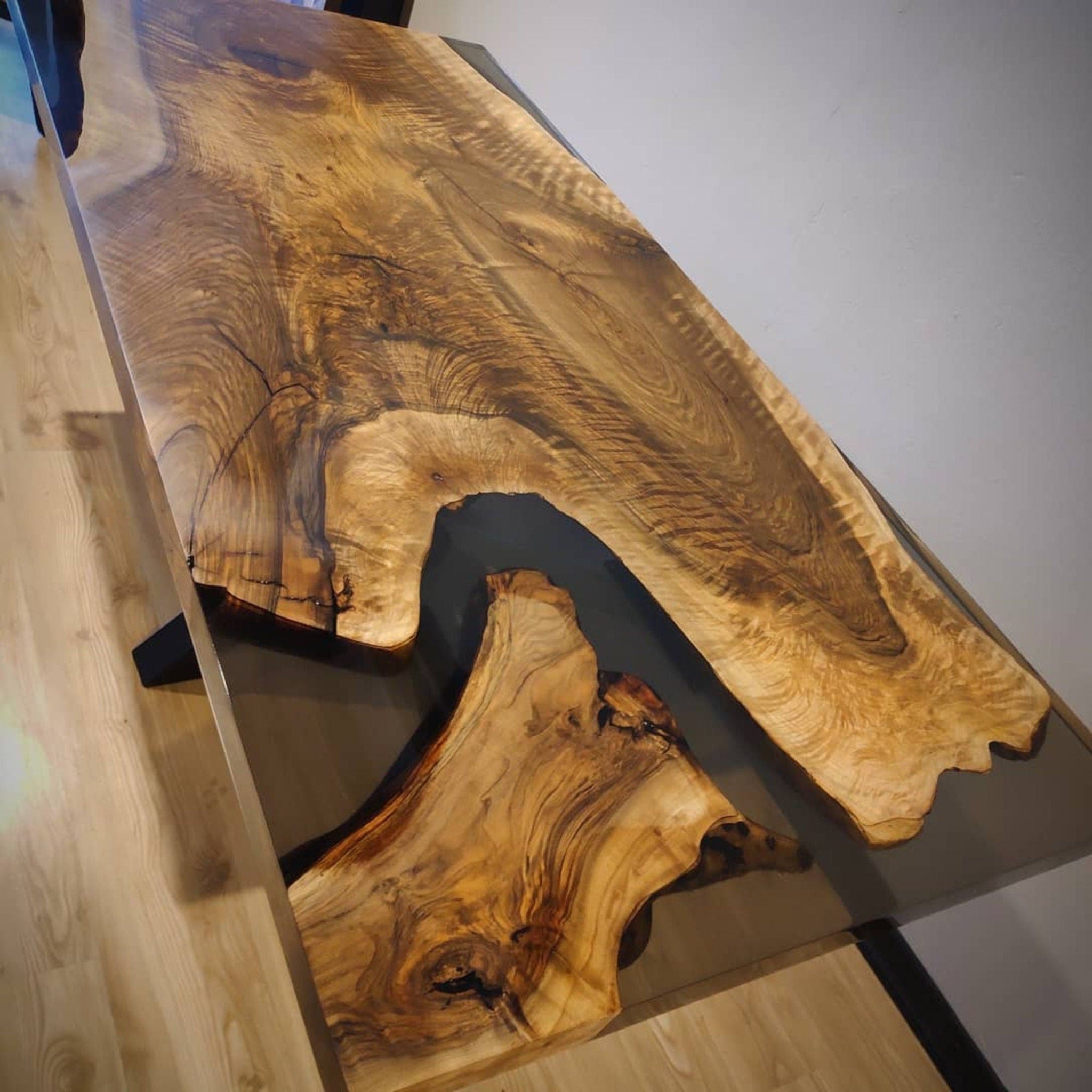 Smoke Epoxy Custom Resin Table