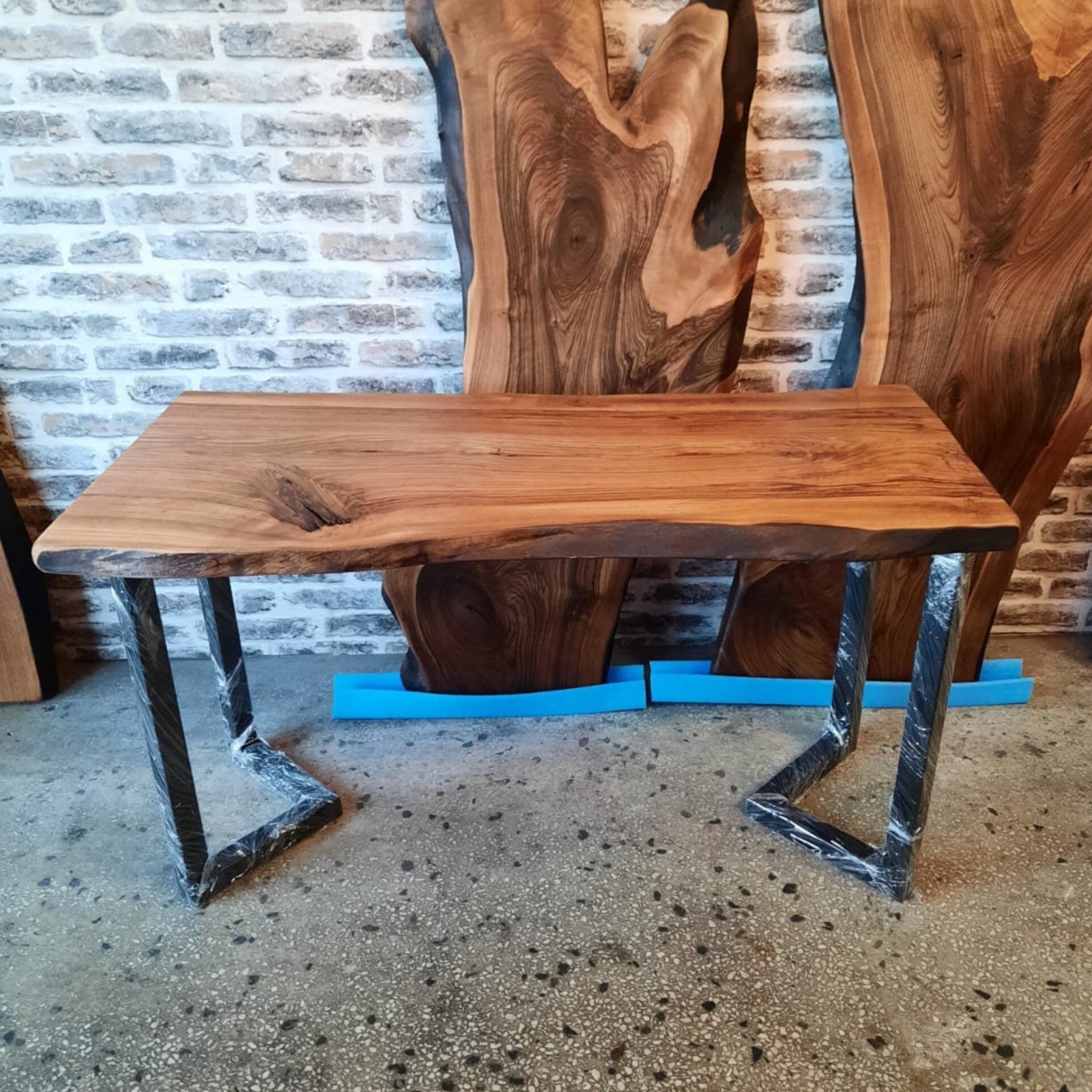 Solid Wood Live Edge Desk