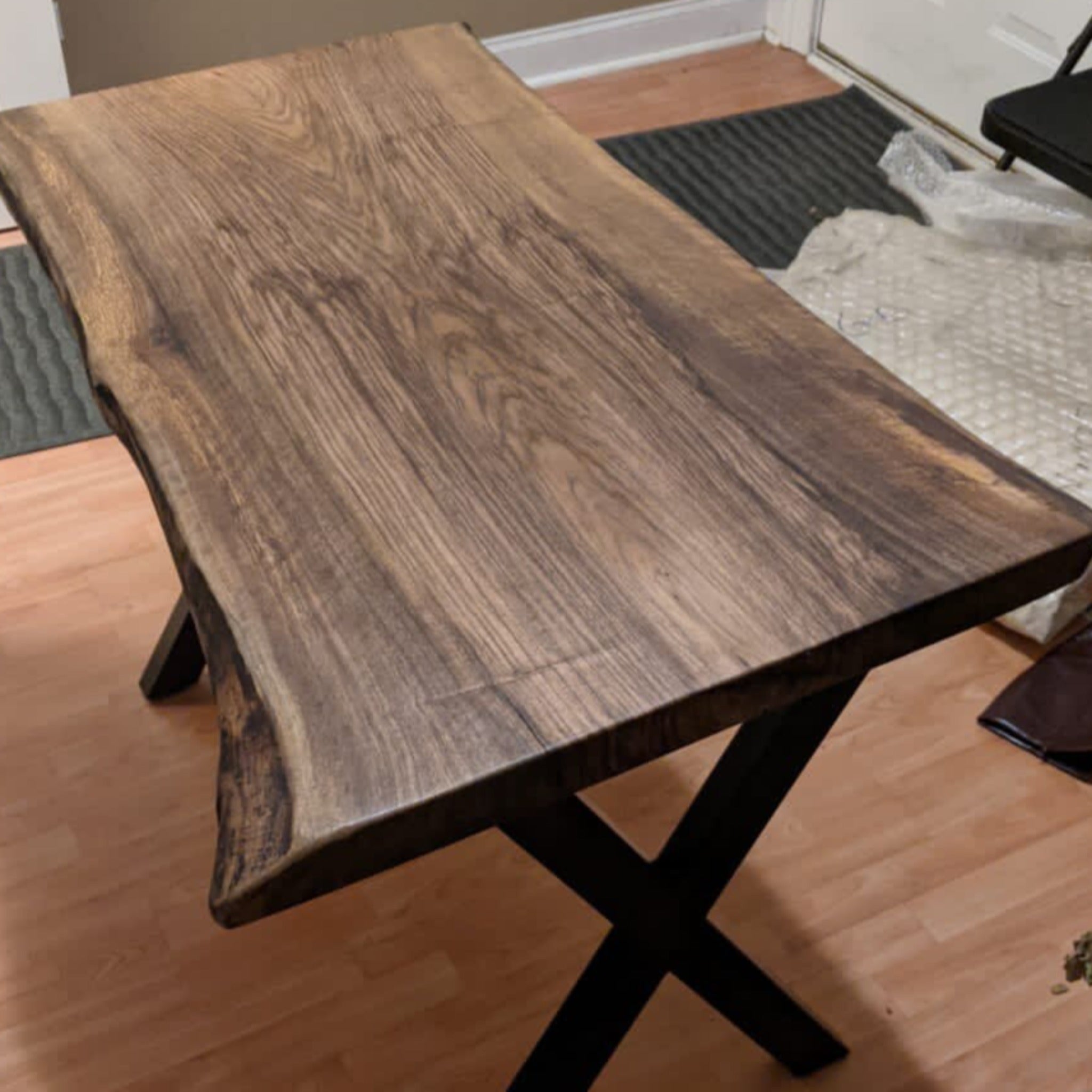 Solid Wood Live Edge Desk