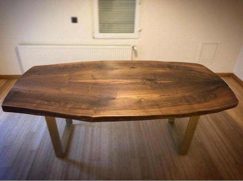 Solid Black Walnut Table