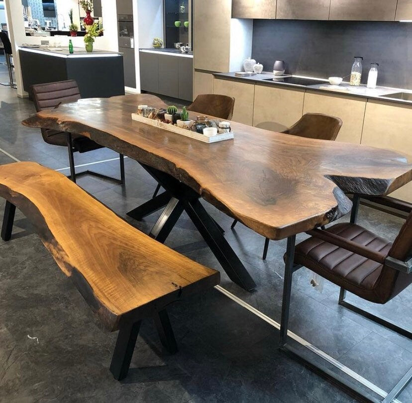 Solid Black Walnut Table