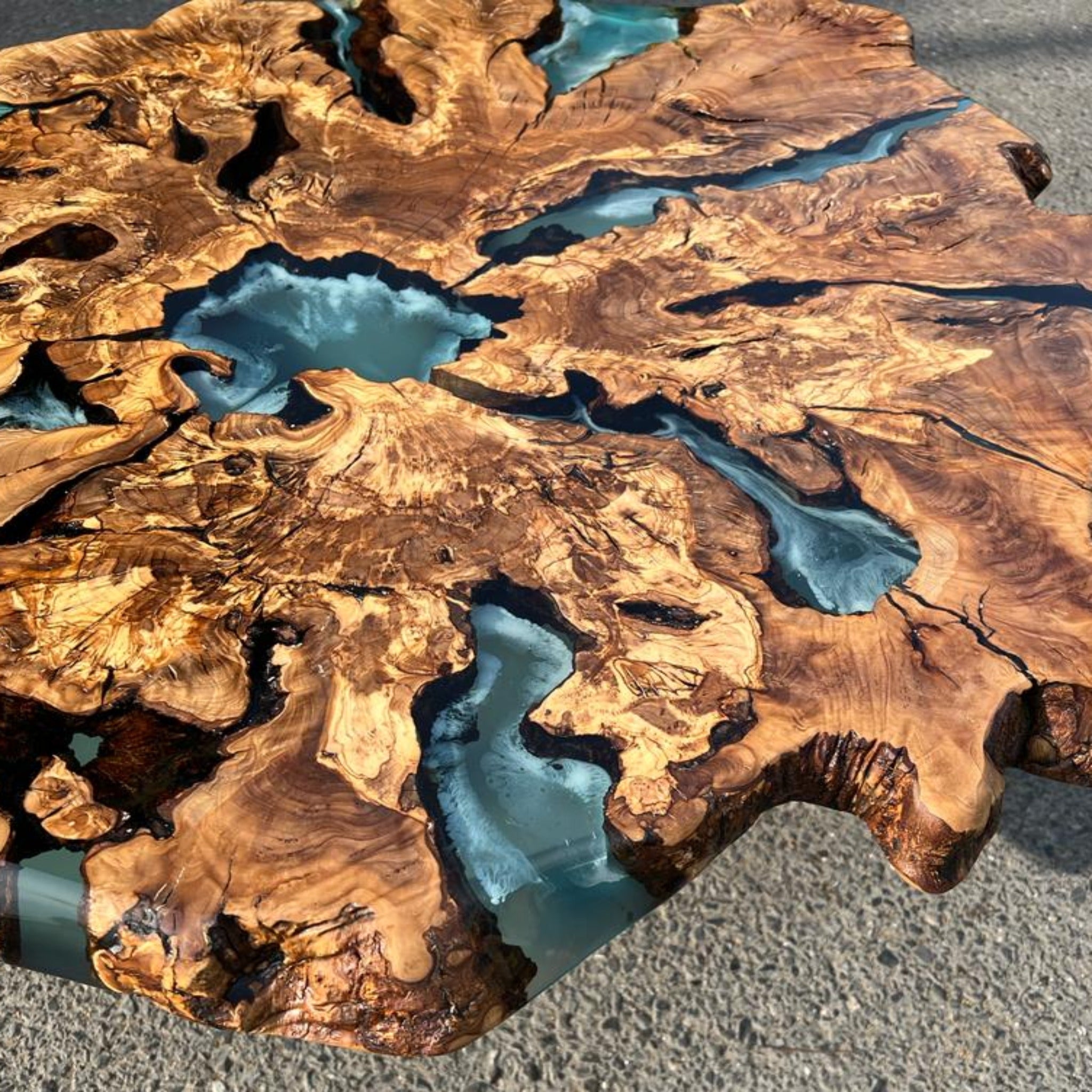  Live Edge Olive Wood Slab Set for DIY and Epoxy, Ready to be  Resin Table, Cleared Wood Slab for Epoxy Resin Wood, Burl Wood (8) :  Industrial & Scientific