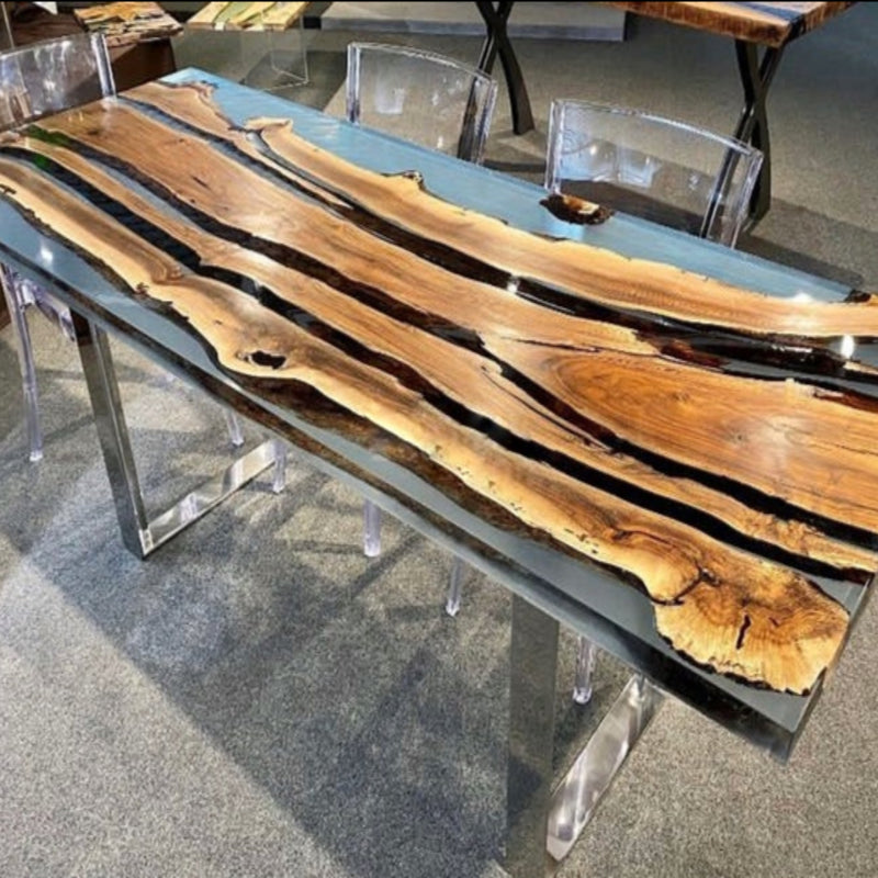 Iron's Custom Wood | Handmade Furniture | Wooden Epoxy Table