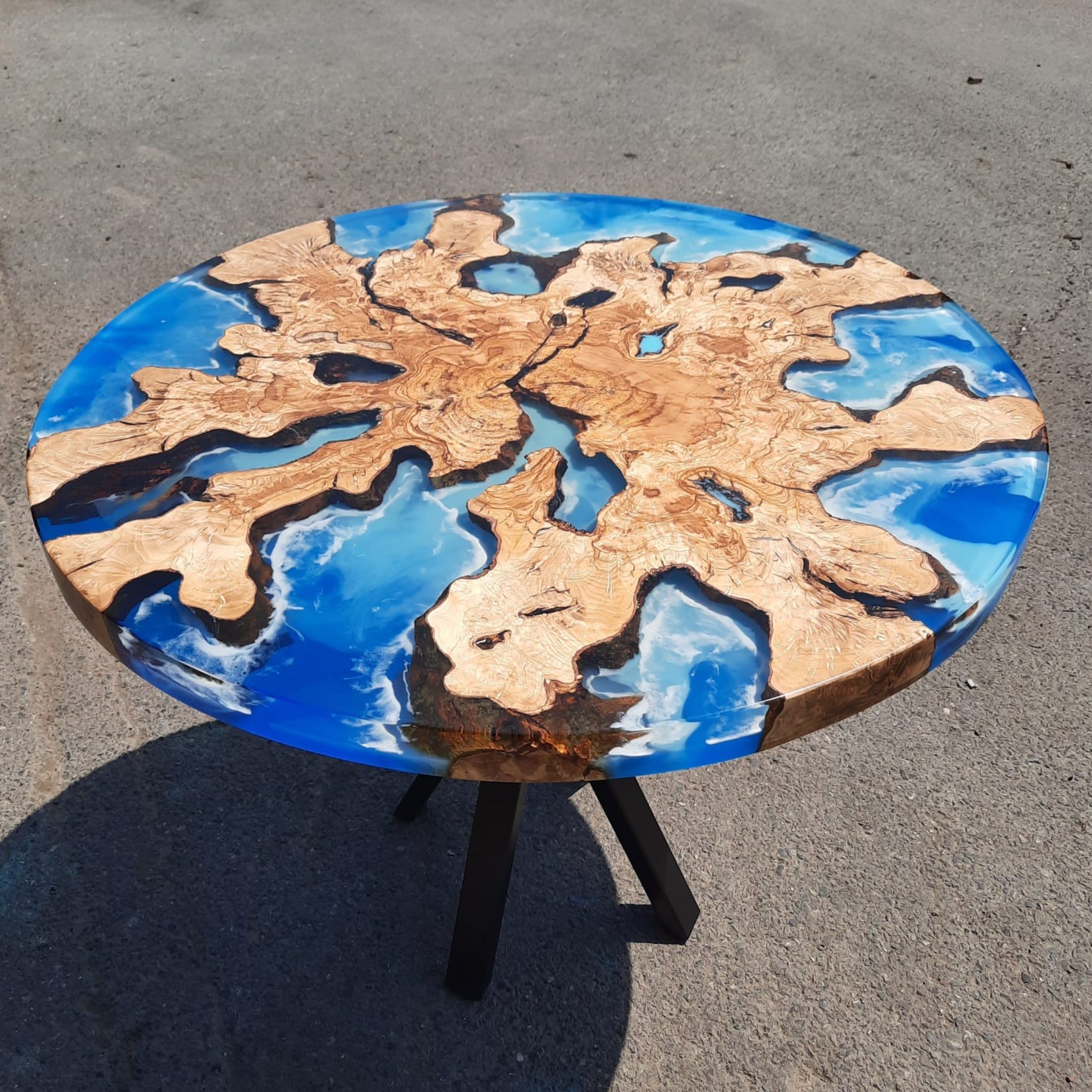 Ocean Epoxy Coffee Table