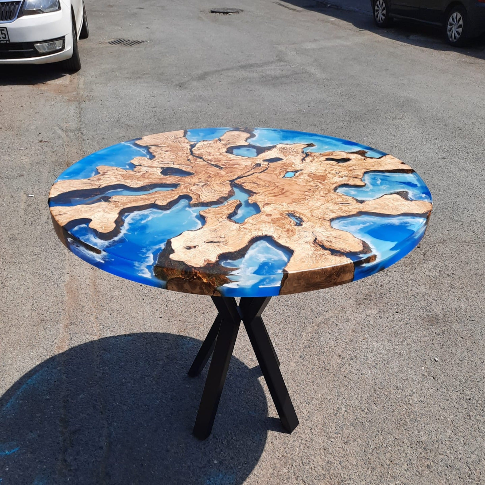 Ocean Epoxy Coffee Table