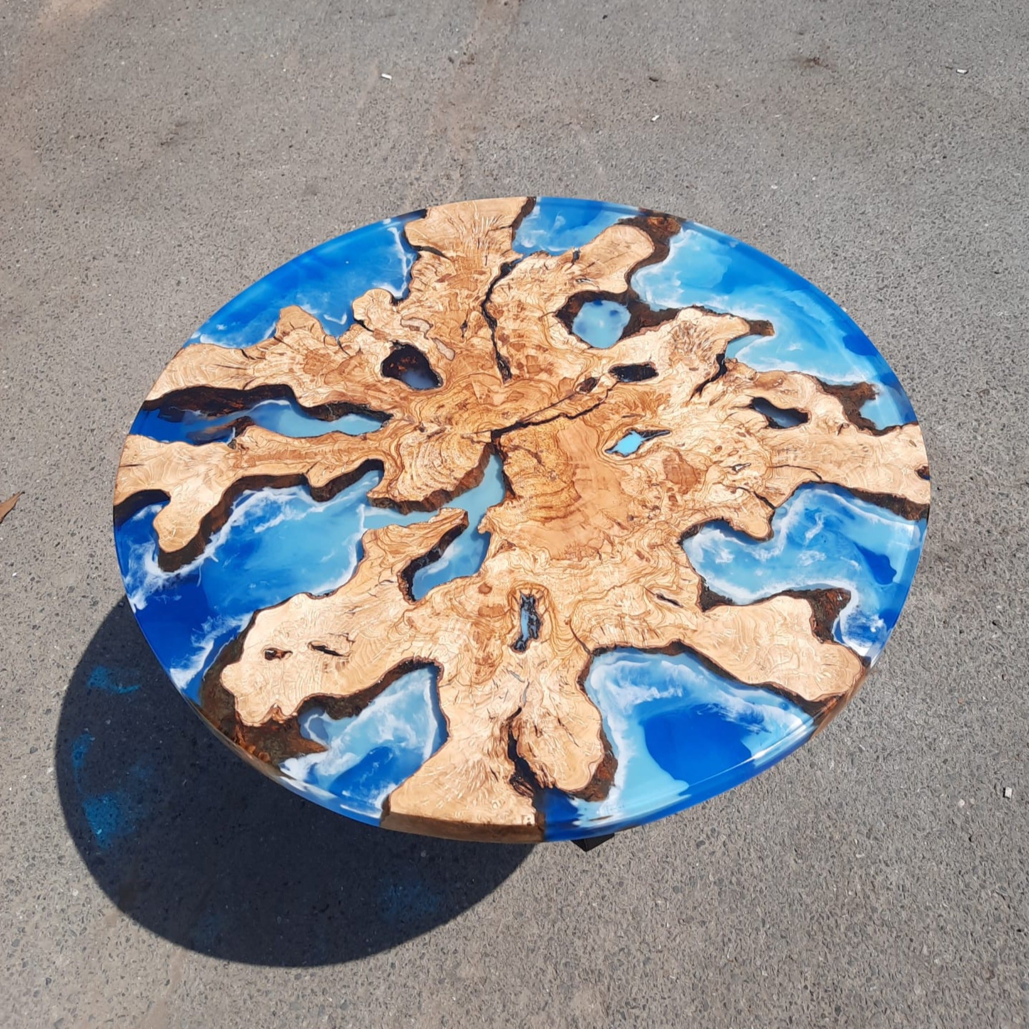 Ocean Epoxy Coffee Table