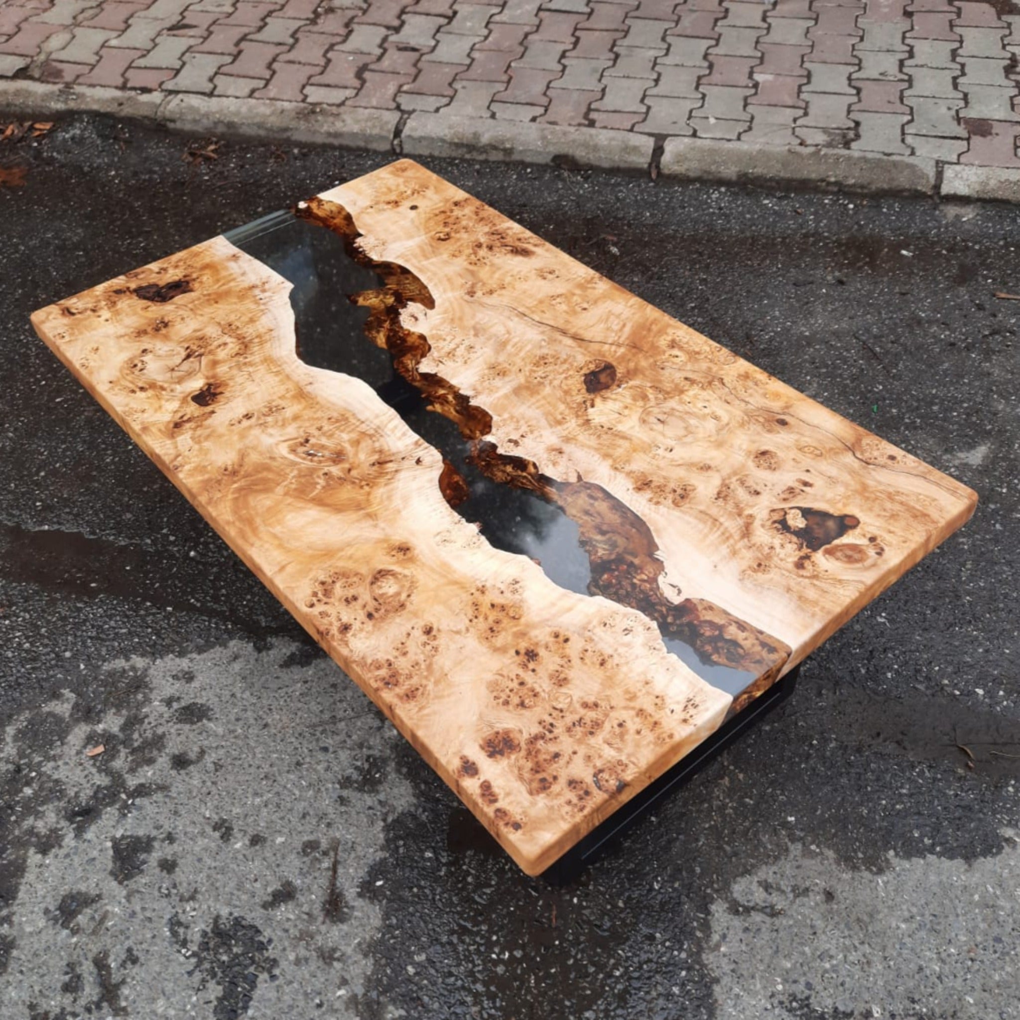 Clear Epoxy Coffee Table