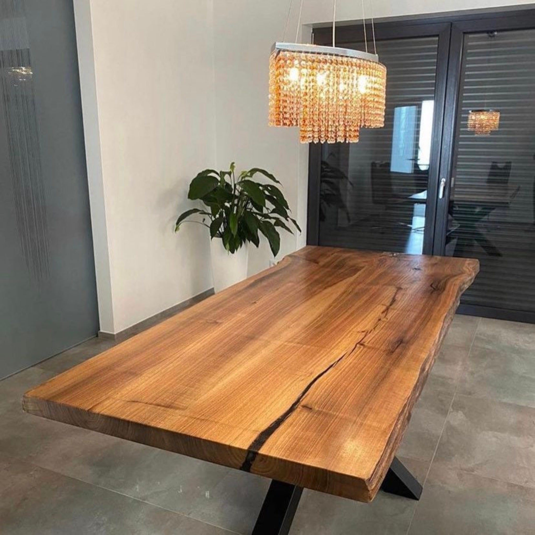 Kitchen Dining Table - Iron's Custom Wood