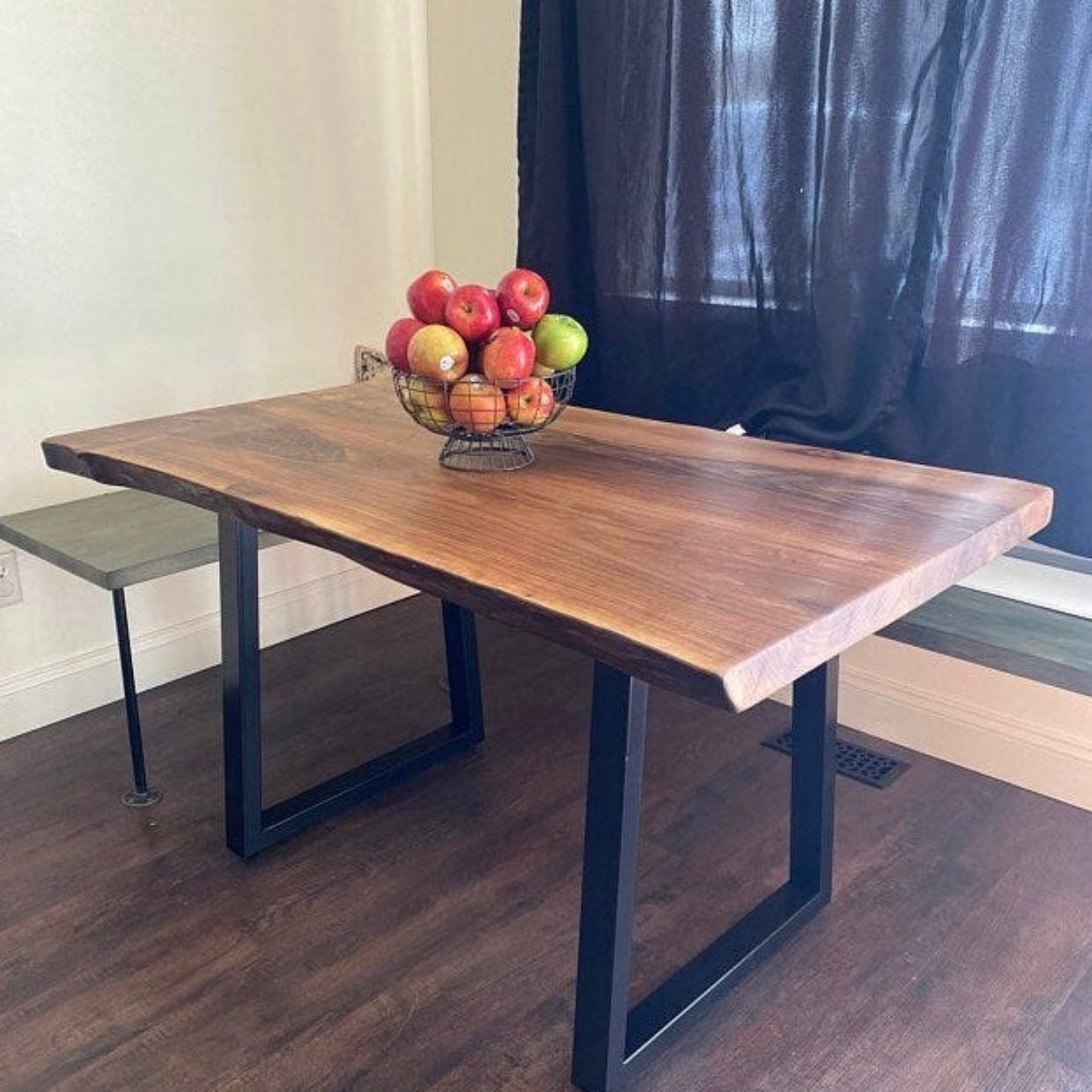 Live Edge Wood Table - Iron's Custom Wood